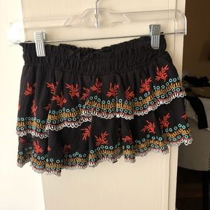 Free people strapless crop top